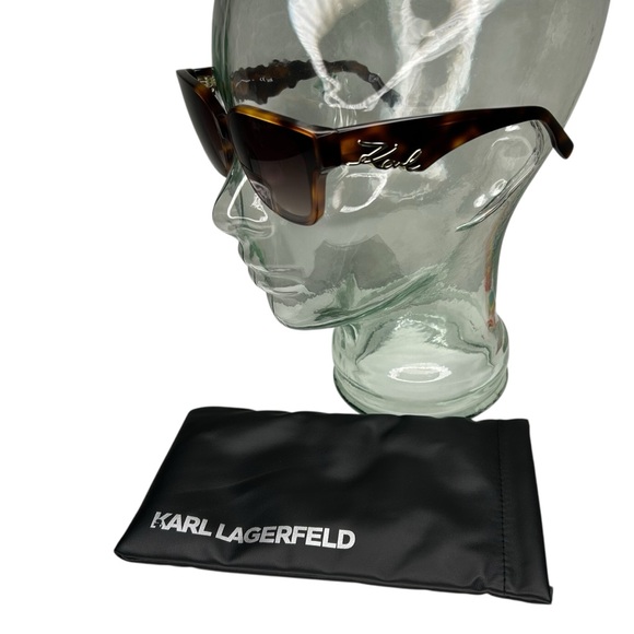 KARL LAGERFELDKL616S Cut Out SignatureSunglasses - Tortoise Shell + Gold